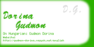 dorina gudmon business card